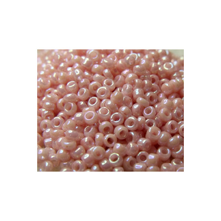 R15-0596 Rocailles 15/0 Opaque Peach Luster (=DB207) (x 5gr)