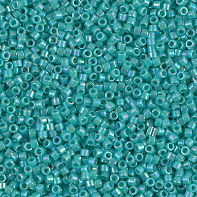 DB0166 Delicas 11/0 Opaque Turquoise AB (x 5gr)