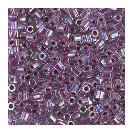 DBLC-0056 Delicas 8/0 Hexa Cut Lined Magenta AB (x5gr)