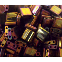 TL-0462 Tilas Bead 5mm Metallic Gold Iris (=DB023) (x boite de 5gr)