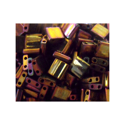 TL-0462 Tilas Bead 5mm Metallic Gold Iris (=DB023) (x boite de 5gr)
