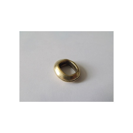 Passant Oval métal Bronze 15.7X18mm(X1)