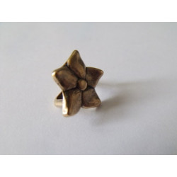 Passant Fleur Bronze 16.5mm(X1)