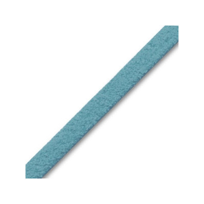 Suedine Bleu Jade 1m