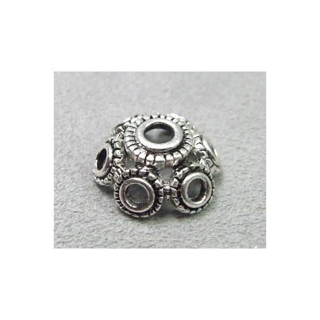 Coupelle Vernie Plaqué Argent sans Nickel 20X9mm (X1)