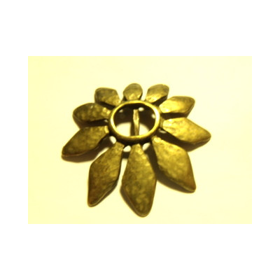 Fleur Bronze 54mm (X1)(Idéal Biais Lyberty)