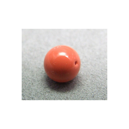 Perle ronde 8mm nacrée Swarovski Coral (x5)