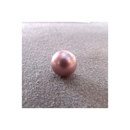 Perle ronde 8mm nacrée Swarovski Powder Rose (x5)