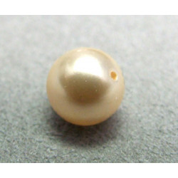 Perle ronde 8mm nacrée Swarovski Light Gold (x5)
