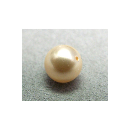 Perle ronde 8mm nacrée Swarovski Light Gold (x5)