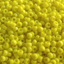 R15-0404 Rocailles 15/0 Opaque Yellow (=DB721) (x 5gr)