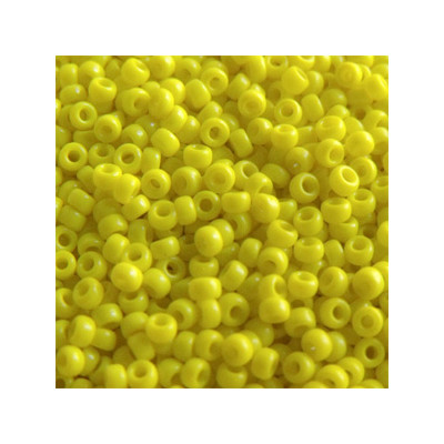 R15-0404 Rocailles 15/0 Opaque Yellow (=DB721) (x 5gr)