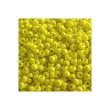 R15-0404 Rocailles 15/0 Opaque Yellow (=DB721) (x 5gr)