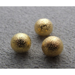 Boule Métal Doré Diamantée 6mm(X1)