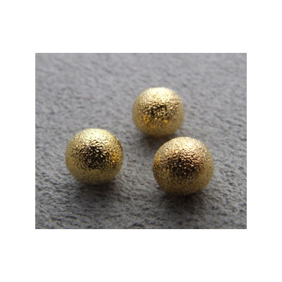 Boule Métal Doré Diamantée 6mm(X1)