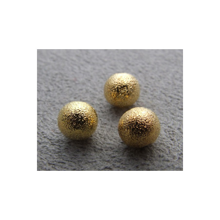 Boule Métal Doré Diamantée 6mm(X1)