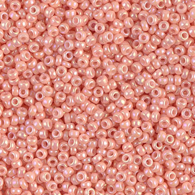 R11-0596 Rocailles 11/0 Op Tea Rose Lustré (=DB207) (x 10gr) R11-0596 Rocailles 11/0 Op Tea Rose Lustré (=DB207) (x 10gr)