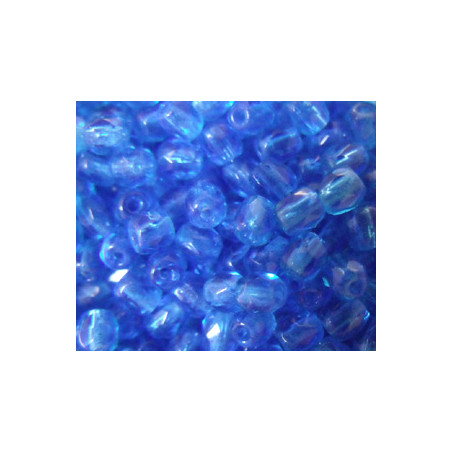 Facettes de Bohême 3mm Capri Blue (x100)