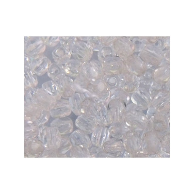 Facettes de Bohême 3mm Cristal-9114(x100) Facettes de Bohême 3mm Cristal-9114(x100)