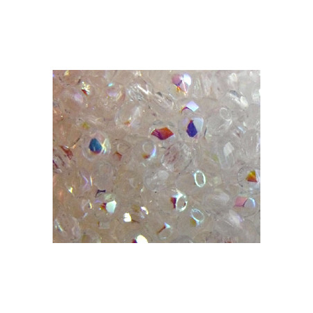Facettes de Bohême 3mm Cristal AB-9115 (x100)