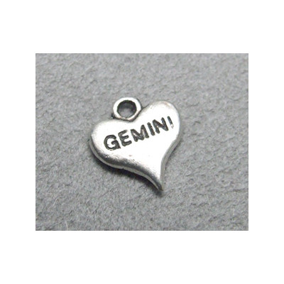 Breloque Coeur 12X10mm (X1) Breloque Coeur 12X10mm (X1)