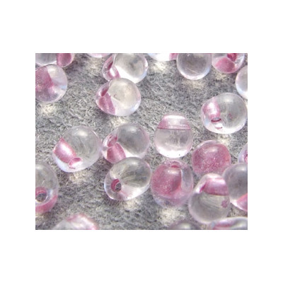 DP-0036F Drops 3.4mm Antique Rose Crystal matte (x boite de 10gr)
