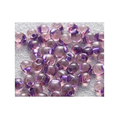 DP-0048F Drops 3.4mm Spk Amethyst Lined Smokey Amy (x boite de 10gr)