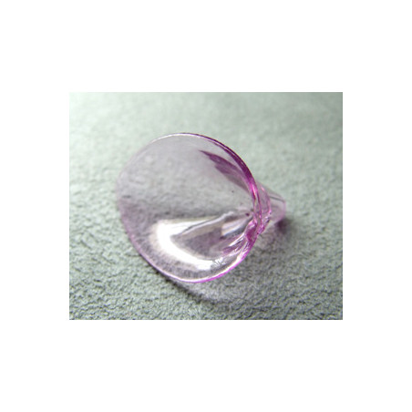Fleur en Lucite 26x20mm Violet (X10)