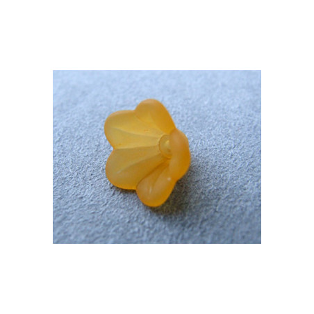Fleur en Lucite 14mm Orange