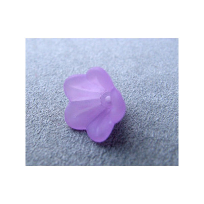 Fleur en Lucite 14mm Violet (X10)