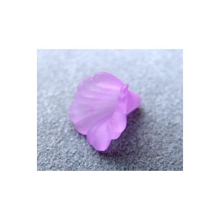 Fleur en Lucite 11mm Violet (X10)