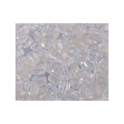 Facettes de Bohême 3mm Cristal (x100)