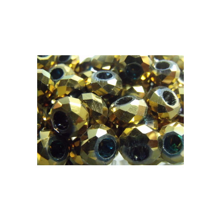 Perle Dorado pour Buna cord ou pvc 14X8X5mm(X1)