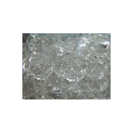 Perle Crystal pour Buna cord ou pvc 14X8X5mm(X1)