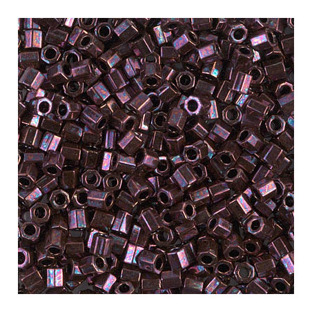 DBLC-0012 Delicas 8/0 Hexa Cut Met Raspberry (x5gr)