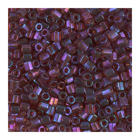 DBLC-0104 Delicas 8/0 Hexa Cut Tr Raspberry AB (x5gr)