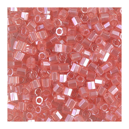 DBLC-0106 Delicas 8/0 Hexa Cut Tr Pink Luster (x5gr)
