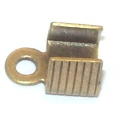 Embout pince 6x9mm Bronze (x2)