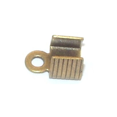 Embout pince 6x9mm Bronze (x2)