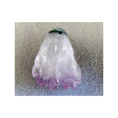 Pendentif en Amethyst Géode 18x28mm