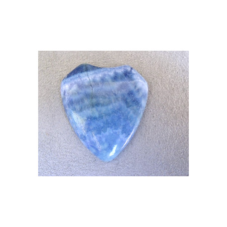 Cabochon en Jaspe Veines bleu approx. 40-45mm  - blason