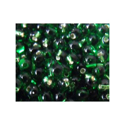 DP28-0016 Drops 2.8mm Miyuki Green silver lined (=DB0046) (x boite de 10gr)