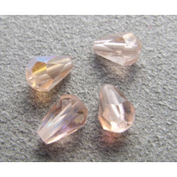 Poire 6x4mm Rosaline AB (x10)