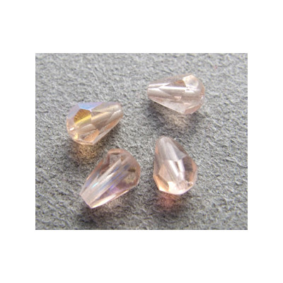 Poire 6x4mm Rosaline AB (x10)