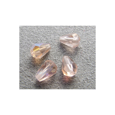 Poire 6x4mm Rosaline AB (x10)