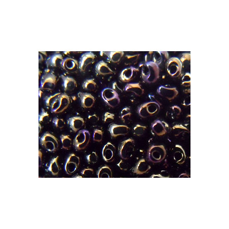 DP28-0458 Drops 2.8mm Miyuki Met Iris Brown (=DB007) (x boite de 10gr)