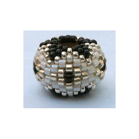 Schéma de la Beaded Bead "Mini Mané" de Flymouche