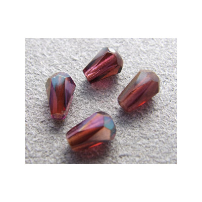 Poire 6x4mm Amethyst AB (x10)