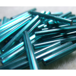 Longs bugles Tchèques 25mm - Teal SL (x10gr)