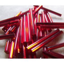 Longs bugles Tchèques 25mm - Ruby SL (x10gr)